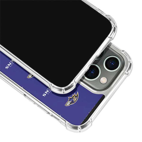 NFL Baltimore Ravens Blitz Series iPhone 15 Pro Clear Case